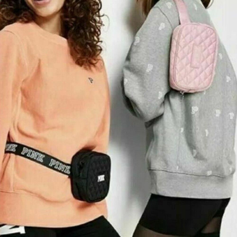 New Victoria's Secret PINK Limited Edition Fabric Belt Bag Fanny Pack Rare Gift